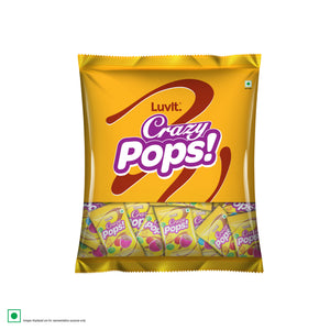 LuvIt Crazypops || 45 Pieces || 381.15 Grams